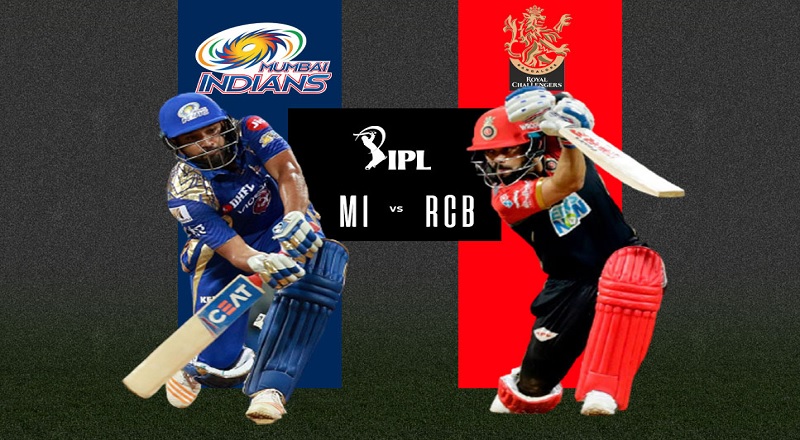 IPL  Match39 -மும்பைக்கு எதிரான போட்டியில் பெங்களூரு நாணயச்சுழற்சியில் வெற்றி 